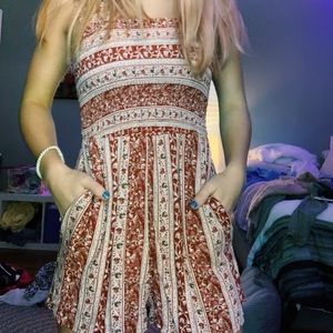 American Eagle Tribal Romper w/ pockets